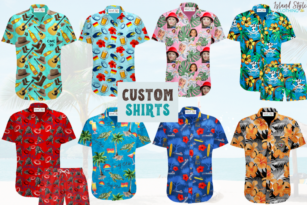 Group Matching Hawaiian Clothing Island Style Clothing